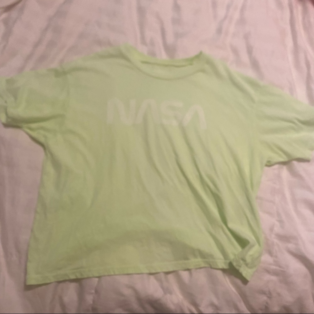 Bright Green NASA Cropped-T